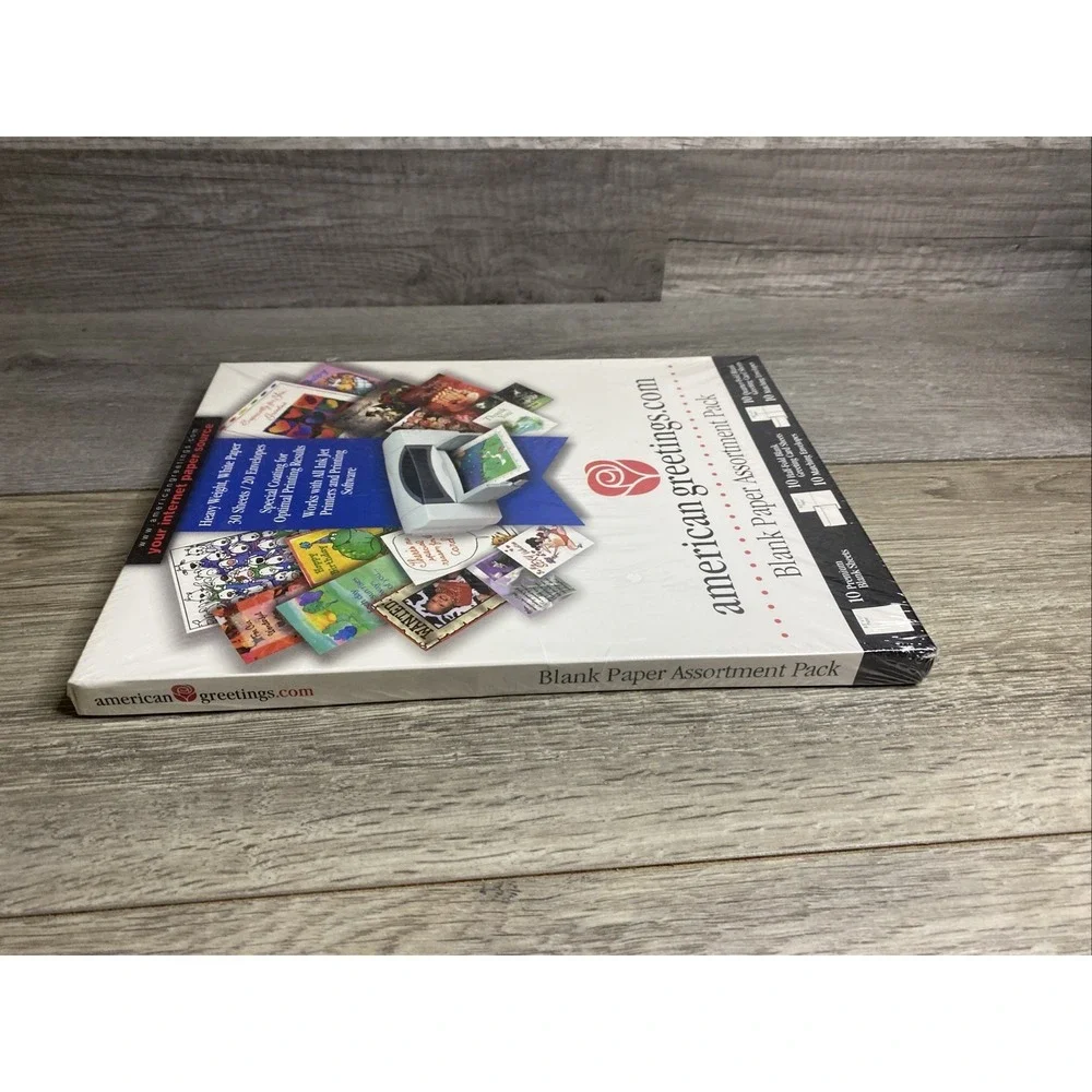 American Greetings Blank Paper Assortment Pack NEW SEALED